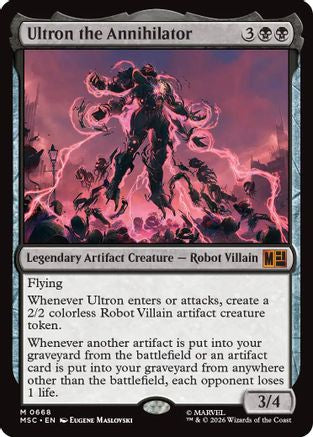 Ultron the Annihilator (MSC-668) [Commander: Marvel Super Heroes]