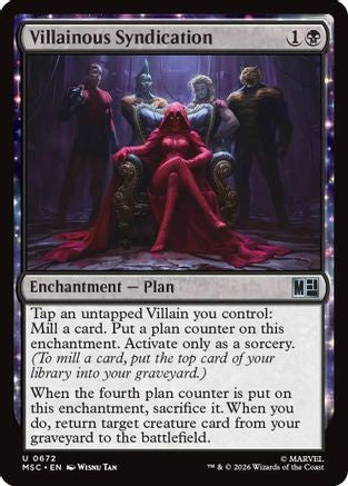 Villainous Syndication (MSC-672) [Commander: Marvel Super Heroes]
