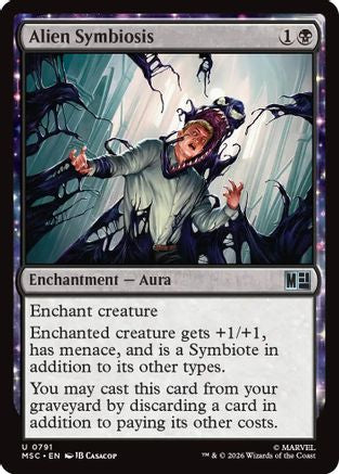 Alien Symbiosis (MSC-791) [Commander: Marvel Super Heroes] Foil