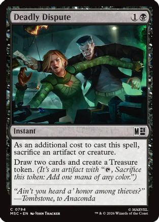 Deadly Dispute (MSC-794) [Commander: Marvel Super Heroes] Foil