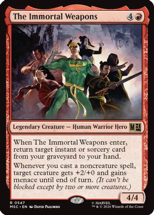 The Immortal Weapons (MSC-547) [Commander: Marvel Super Heroes]