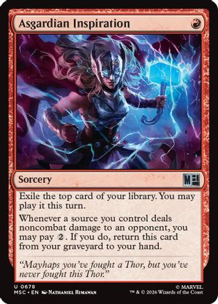 Asgardian Inspiration (MSC-678) [Commander: Marvel Super Heroes]