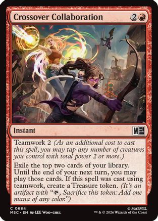 Crossover Collaboration (MSC-684) [Commander: Marvel Super Heroes] Foil