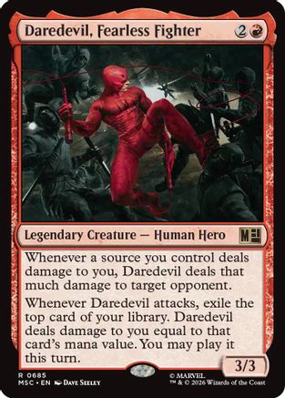 Daredevil, Fearless Fighter (MSC-685) [Commander: Marvel Super Heroes]