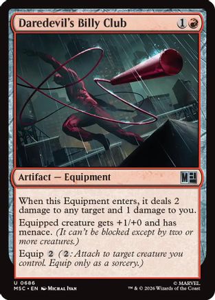Daredevil's Billy Club (MSC-686) [Commander: Marvel Super Heroes]