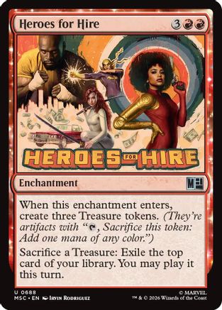 Heroes for Hire (MSC-688) [Commander: Marvel Super Heroes]