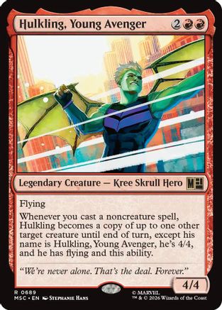 Hulkling, Young Avenger (MSC-689) [Commander: Marvel Super Heroes]