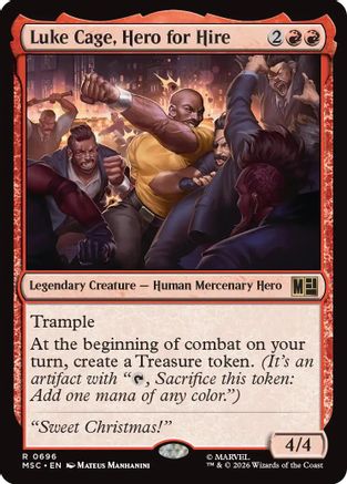 Luke Cage, Hero for Hire (MSC-696) [Commander: Marvel Super Heroes]