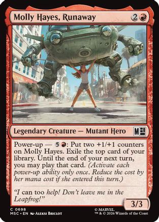 Molly Hayes, Runaway (MSC-698) [Commander: Marvel Super Heroes] Foil