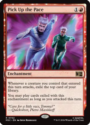 Pick Up the Pace (MSC-702) [Commander: Marvel Super Heroes]