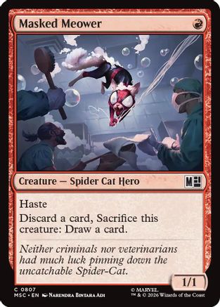 Masked Meower (MSC-807) [Commander: Marvel Super Heroes] Foil