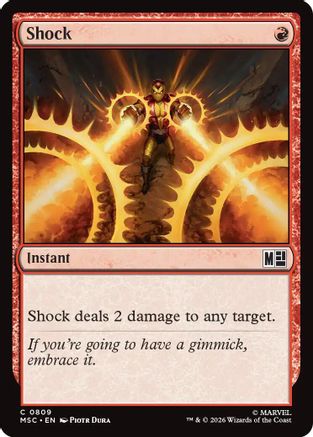 Shock (MSC-809) [Commander: Marvel Super Heroes] Foil