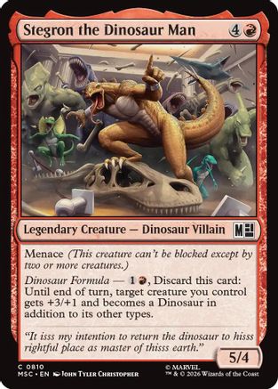 Stegron the Dinosaur Man (MSC-810) [Commander: Marvel Super Heroes]