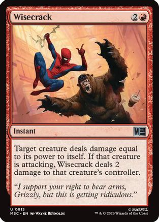 Wisecrack (MSC-813) [Commander: Marvel Super Heroes]