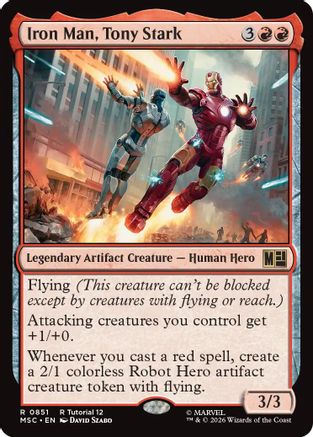 Iron Man, Tony Stark (0851) (MSC-851) [Commander: Marvel Super Heroes]