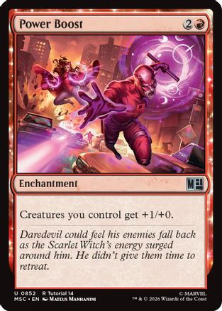 Power Boost (0852) (MSC-852) [Commander: Marvel Super Heroes]