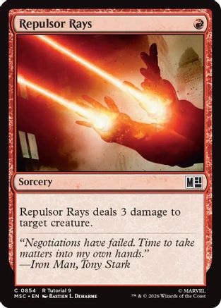 Repulsor Rays (MSC-854) [Commander: Marvel Super Heroes]