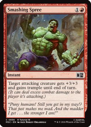 Smashing Spree (0856) (MSC-856) [Commander: Marvel Super Heroes]