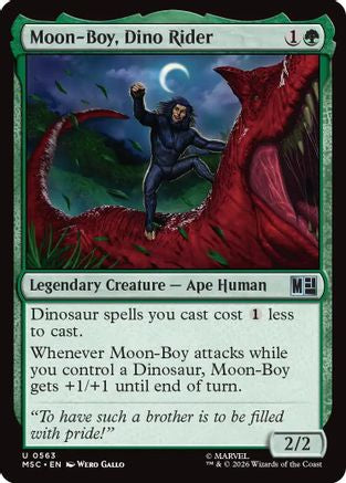 Moon-Boy, Dino Rider (MSC-563) [Commander: Marvel Super Heroes]
