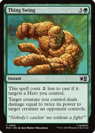 Thing Swing (MSC-564) [Commander: Marvel Super Heroes] Foil