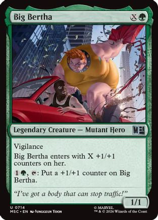 Big Bertha (MSC-714) [Commander: Marvel Super Heroes] Foil
