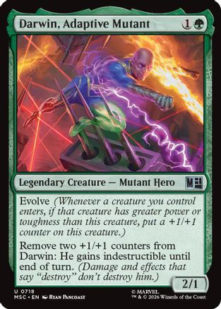Darwin, Adaptive Mutant (MSC-718) [Commander: Marvel Super Heroes]