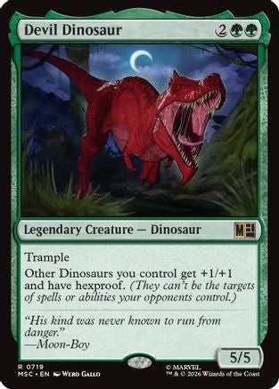 Devil Dinosaur (MSC-719) [Commander: Marvel Super Heroes]