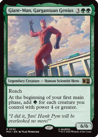 Giant-Man, Gargantuan Genius (MSC-722) [Commander: Marvel Super Heroes]