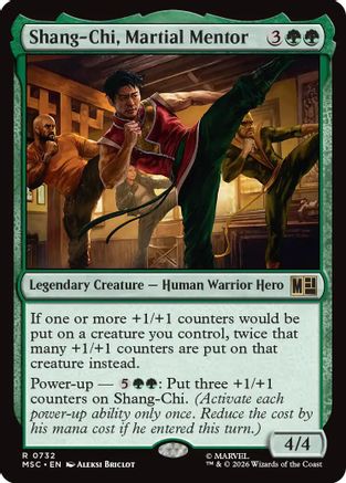 Shang-Chi, Martial Mentor (MSC-732) [Commander: Marvel Super Heroes]