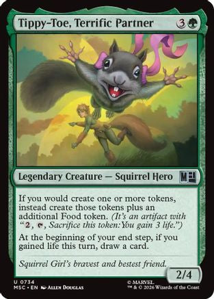 Tippy-Toe, Terrific Partner (MSC-734) [Commander: Marvel Super Heroes]