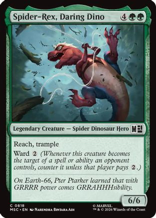 Spider-Rex, Daring Dino (MSC-818) [Commander: Marvel Super Heroes] Foil