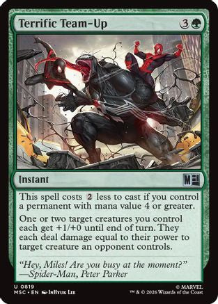 Terrific Team-Up (MSC-819) [Commander: Marvel Super Heroes] Foil