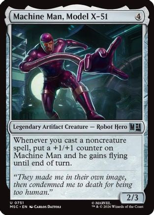 Machine Man, Model X-51 (MSC-751) [Commander: Marvel Super Heroes]
