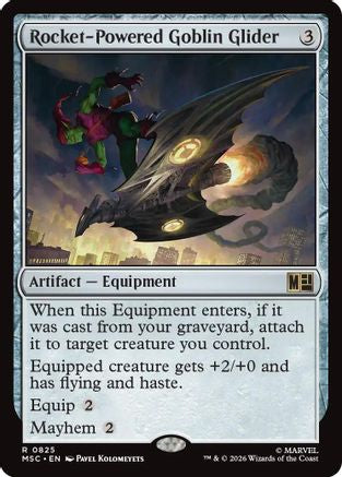 Rocket-Powered Goblin Glider (MSC-825) [Commander: Marvel Super Heroes] Foil