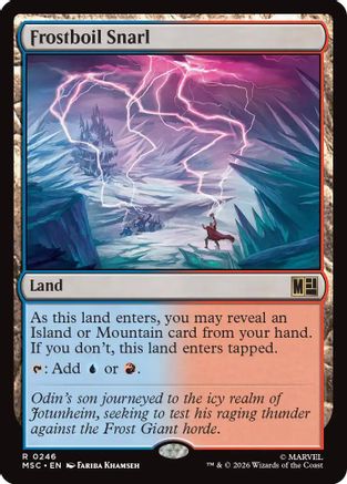 Frostboil Snarl (MSC-246) [Commander: Marvel Super Heroes]