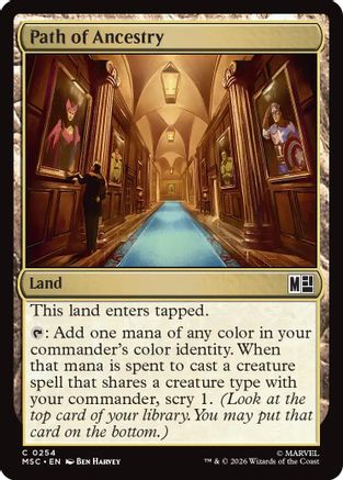 Path of Ancestry (MSC-254) [Commander: Marvel Super Heroes]