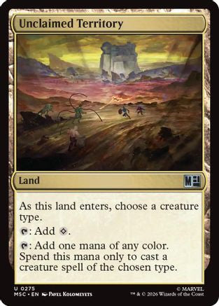 Unclaimed Territory (MSC-275) [Commander: Marvel Super Heroes]