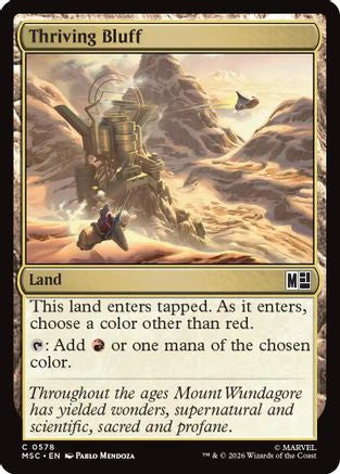 Thriving Bluff (MSC-578) [Commander: Marvel Super Heroes] Foil