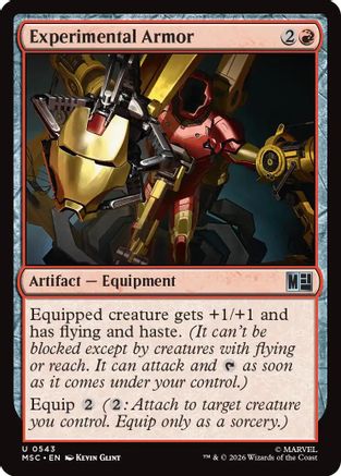 Experimental Armor (MSC-543) [Commander: Marvel Super Heroes]
