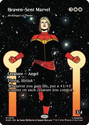 Heaven-Sent Marvel - Archangel of Thune (Borderless) (MAR-041) [Marvel Universe Eternal-Legal]