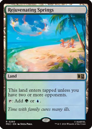 Rejuvenating Springs (MSC-260) [Commander: Marvel Super Heroes]