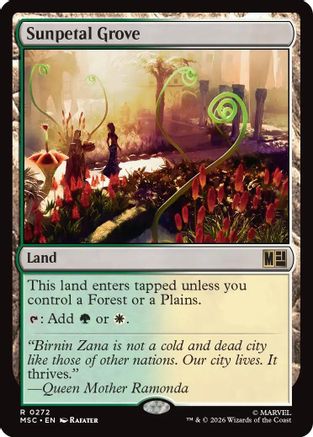 Sunpetal Grove (MSC-272) [Commander: Marvel Super Heroes]