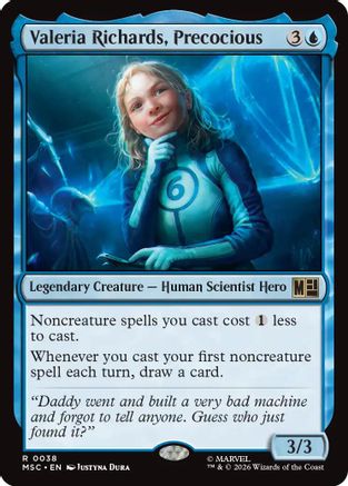 Valeria Richards, Precocious (MSC-038) [Commander: Marvel Super Heroes]
