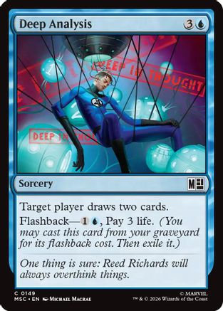 Deep Analysis (MSC-149) [Commander: Marvel Super Heroes]