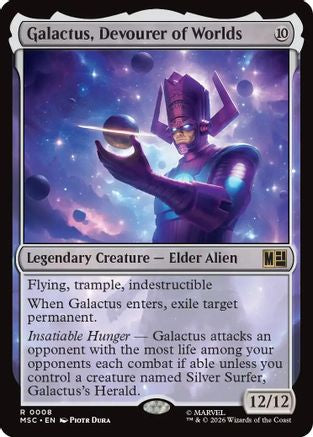 Galactus, Devourer of Worlds (MSC-008) [Commander: Marvel Super Heroes]