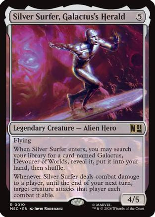 Silver Surfer, Galactus's Herald (MSC-010) [Commander: Marvel Super Heroes]
