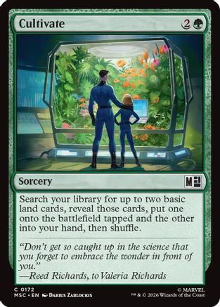 Cultivate (MSC-172) [Commander: Marvel Super Heroes]