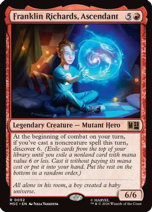 Franklin Richards, Ascendant (MSC-052) [Commander: Marvel Super Heroes]