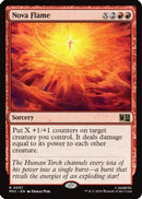 Nova Flame (Surge Foil) (MSC-057) [Commander: Marvel Super Heroes] Foil