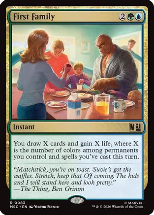 First Family (MSC-083) [Commander: Marvel Super Heroes]